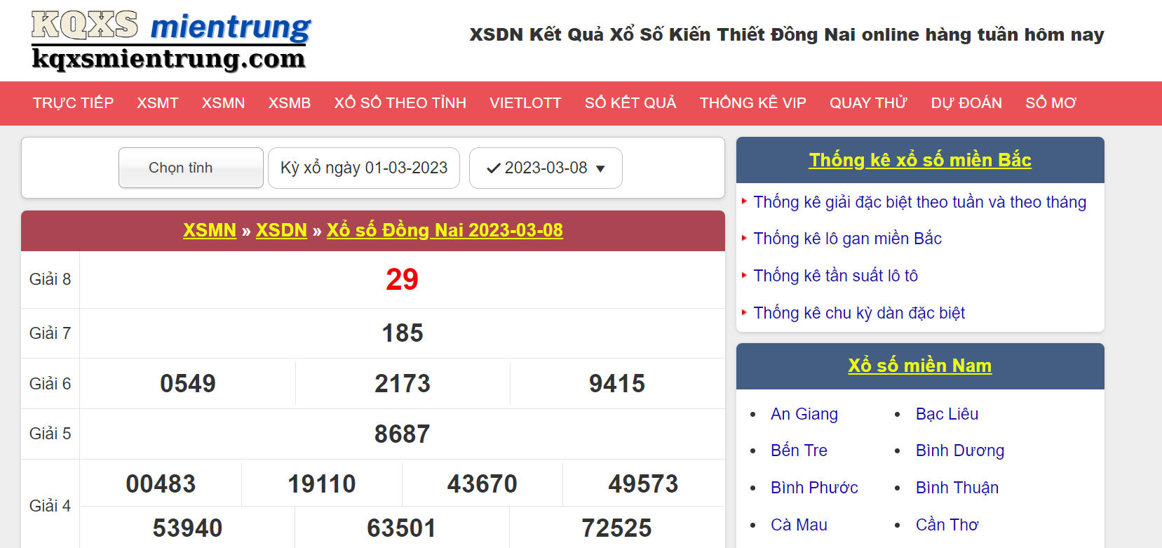 xosoluck88 Cung Cấp Kết quả xổ số Đồng Nai XSDN