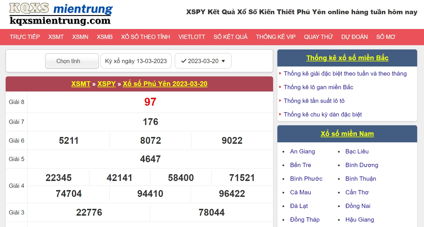 Giao diện trang web xosoluck88