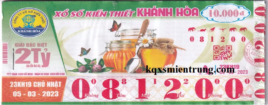 Hình ảnh vé số Khánh Hòa chi tiết
