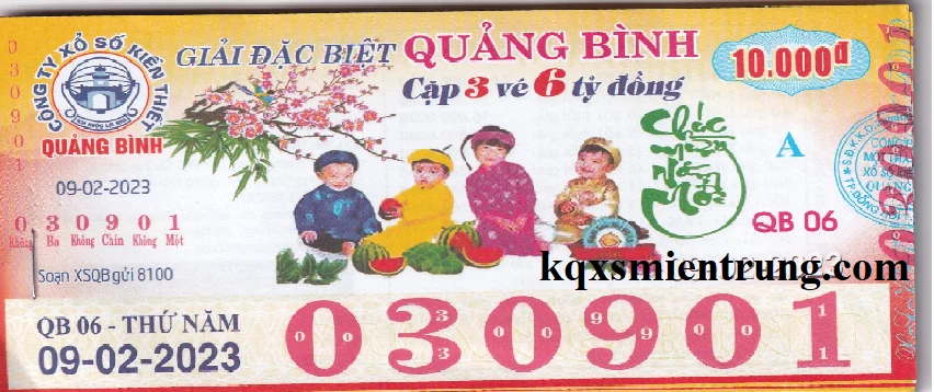 Ảnh vé số Quảng Bình chi tiết gần đây