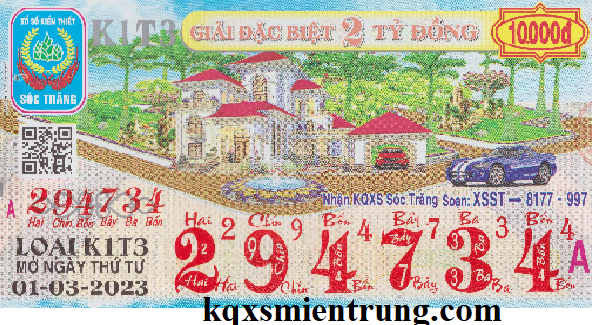 Ảnh chi tiết vé số Xổ số Sóc Trăng XSST
