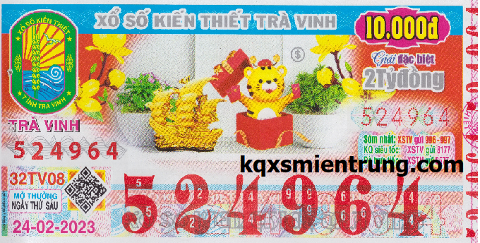 Ảnh chi tiết vé số Xổ Số Trà Vinh