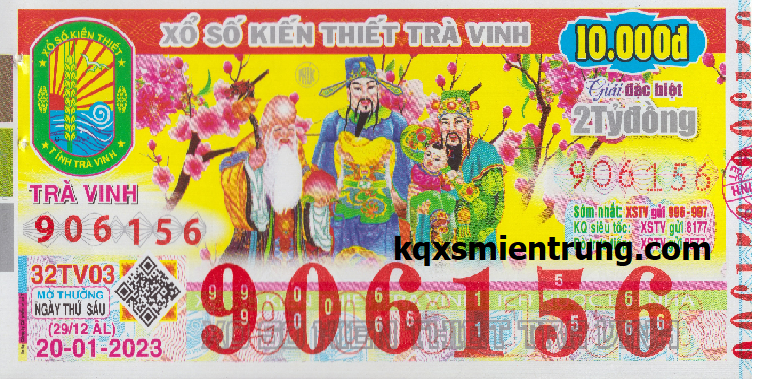 Ảnh chi tiết vé số Xổ Số Trà Vinh
